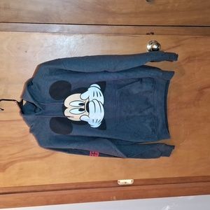 Disney Neff Mickey Mouse size medium grey pullover hoodie